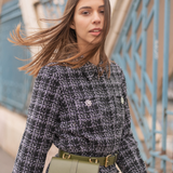 Ceinture Kaki Grainé Couleur Kaki Collection ASTRÉ, Fait main en Italie, Sac Ceinture avec chaine dorée, pièces métalliques dorées, accessoire femme