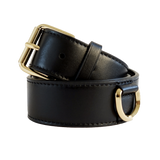 ceinture noir, cuir lisse noir, ceinture femme, ceinture homme, fait main, collection ASTRÉ, accessoire femme