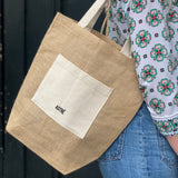 tote bag, sac femme, grand sac, collection ASTRÉ, sac en raphia, sac beige, sac plage, accessoire femme