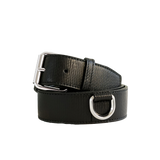 ceinture noire, ceinture en cuir femme, ceinture homme, cuir grainé, ceinture bijou, collection ASTRÉ, accessoire femme