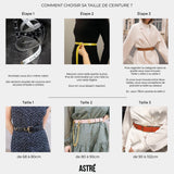 La Rotonde - Ceinture Taille 1 Midnight Blue Grainé - 1 seule pièce